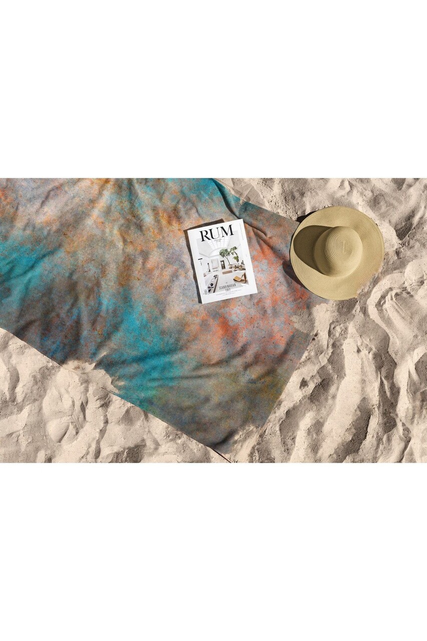 Prosop de plaja, Astacura, Pasa Da Rust 90, 90x150 cm, Poliester/Poliamida, Multicolor