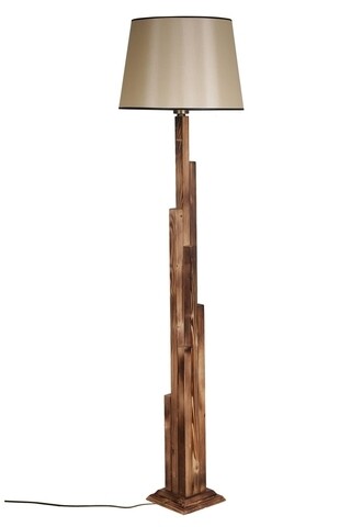 Lampadar, Luin, 8300-2, E27, 60 W, lemn/textil Iluminat