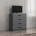 Dulap, Minerva, Kale TV, 90x100x47 cm, PAL, Antracit