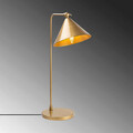 Lampa de masa, Fulgor, 942FLG1822, Metal, Auriu