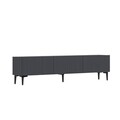 Comoda TV, Odessa, Oscar, 180x45x31.4 cm, Antracit