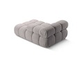Sezlong living dreapta 1 loc, Bellis-213, Micadoni Home, 155x94x70 cm, tesatura boucle, gri deschis