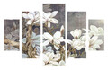 Set 5 tablouri decorative, ST249, MDF , 56 x 20 cm, Multicolor
