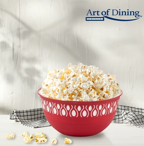 Bol art of dining, 24x11.5 cm, 3l, plastic, rosu
