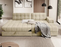 Coltar extensibil dreapta 3 locuri ELTAP, RT-04MO, Blezalt, 240x150x82 cm, lemn/poliester, bej