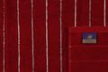 Set 2 prosoape de maini 407,  Beverly Hills Polo Club, 50x90 cm, bumbac, rosu/crem