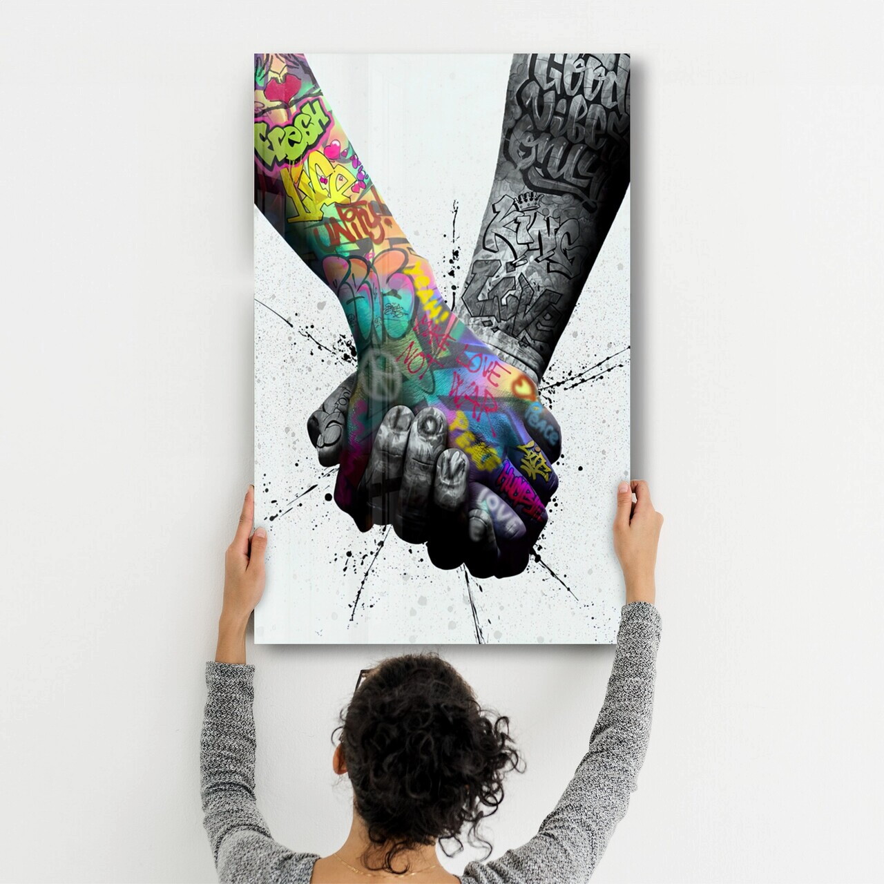 Tablou decorativ, OGLS-8079, Dimensiuni: 46 x 72 cm, Multicolor — imaginea 2