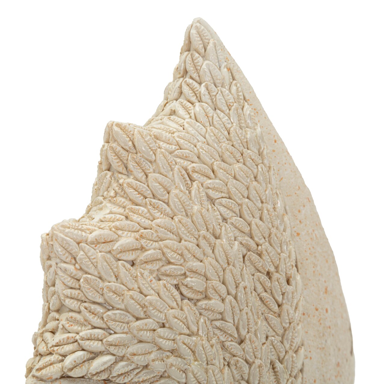 Decoratiune, Mauro Ferretti, Fish, 16.7x6.5x16.8 cm, polirasina, bej - imagine 2
