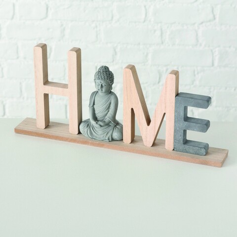 Decoratiune Buddha Letter Home V1, Boltze, 38x5x16 cm, MDF Boltze imagine 2022 by aka-home.ro