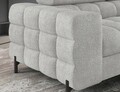 Coltar extensibil dreapta 5 locuri ELTAP, RT-03ROY, Ferucce, 276x200x93 cm, lemn/poliester, gri deschis