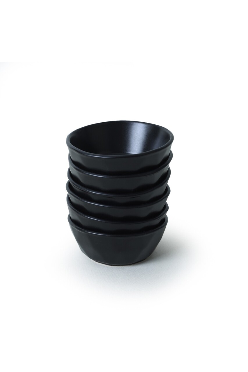 Set de boluri pentru aperitive (6 piese), L'essentiel Maison, 275KRM2429, Antibacterian, Negru - view 7