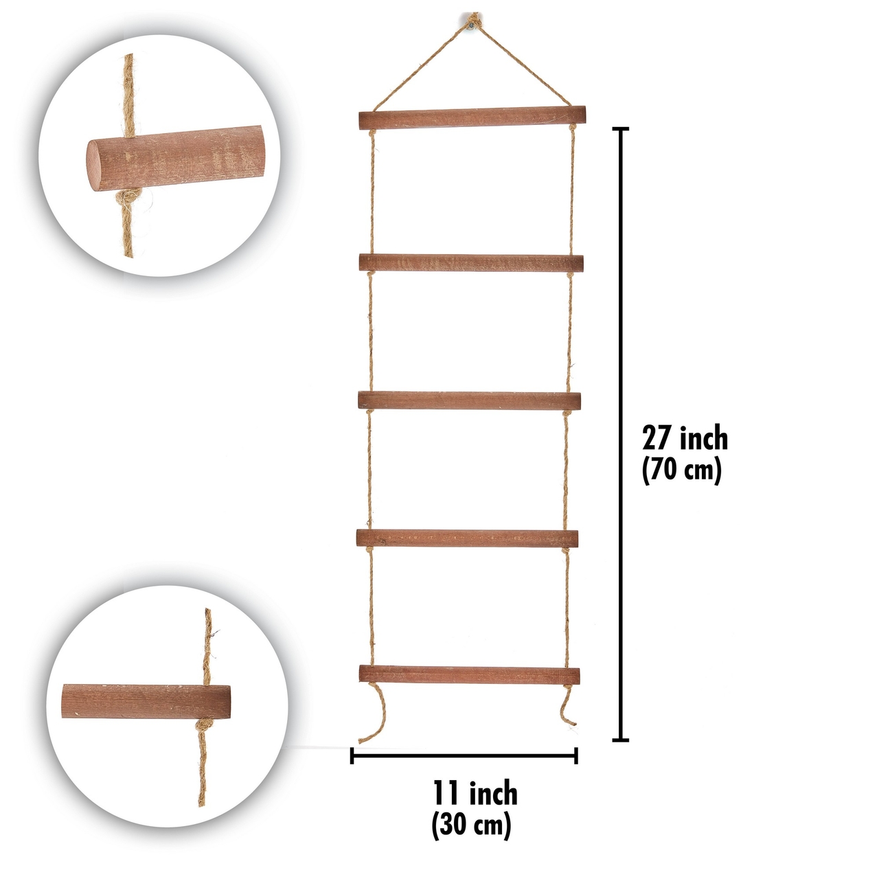 Cuier de perete, Towel Hanger, Natural - view 6