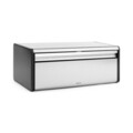 Cutie pentru paine, Brabantia, Fall Front  Fingerprint Proof , 46.5x25x18.7 cm, otel, argintiu/negru mat