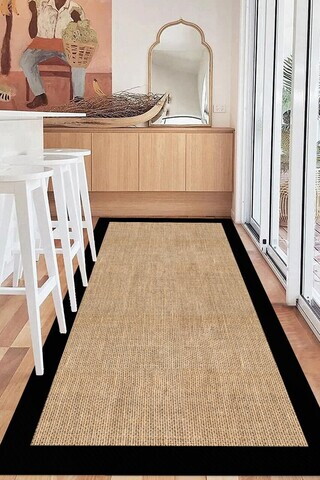 Covor, CLR-0000249-007, 100x150 cm, Poliester, Negru