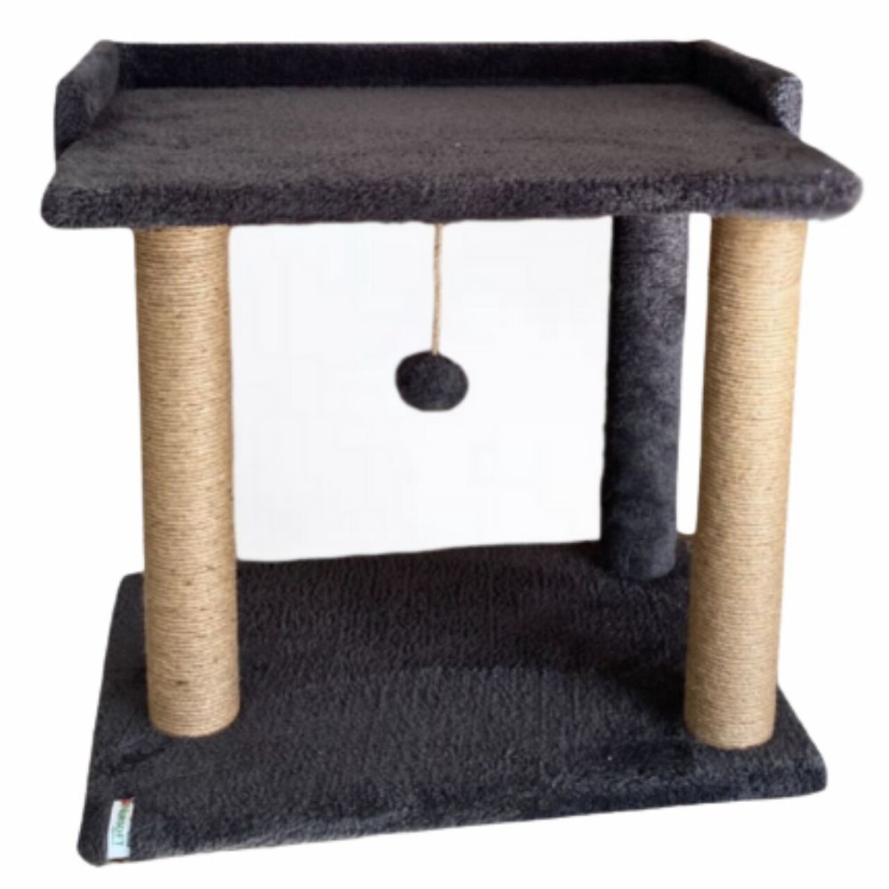 Pat pentru pisici, Paws &amp; Whiskers, Liza, Tesatura Welsoft, Antracit - view 7