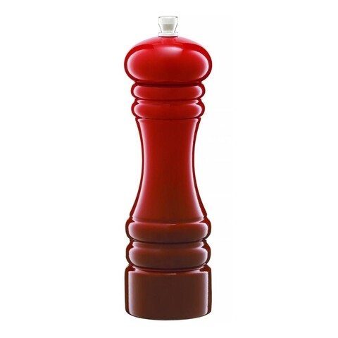 Rasnita piper / sare chess, ambition, 18 cm, lemn, rosu