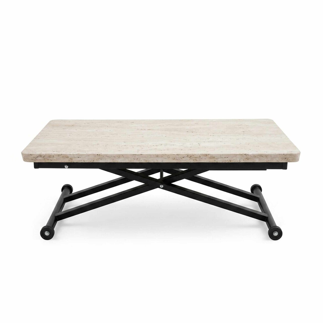 Masuta de cafea, Hanah Home, Home Ext, MDF, Travertin / Negru — imaginea 7