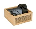 Cutie depozitare, Wenko, Allegre M, 15 x 7 x 15 cm, bambus/ratan, natur