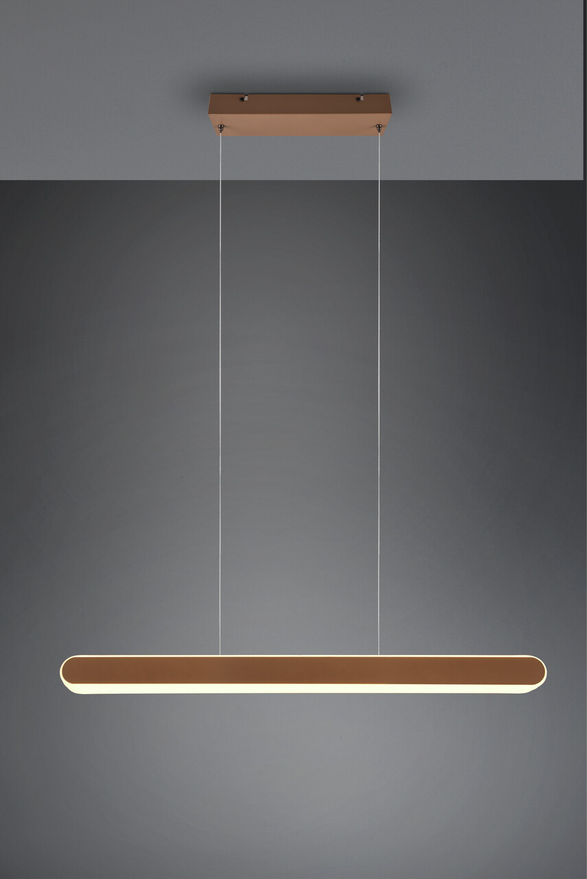 Lustra Helios, TRIO, 130x150 cm, 48W, 1x SMD, metal, maro - view 3