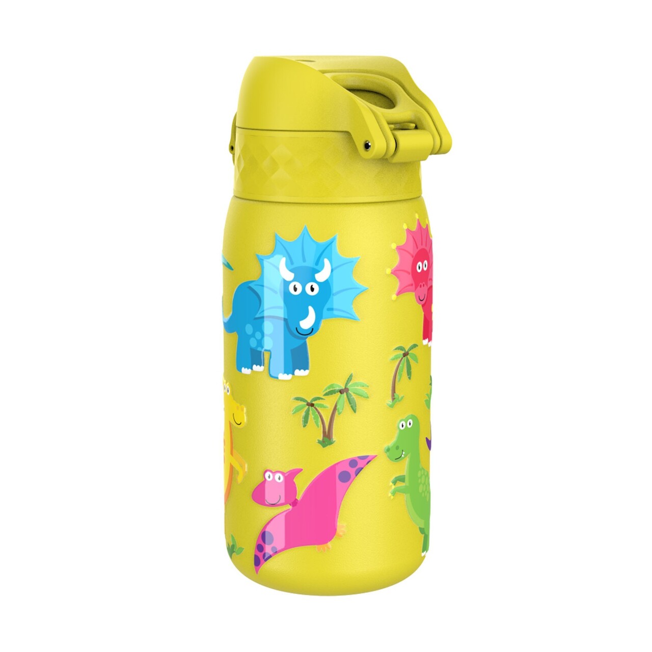 Sticla apa pentru copii, inox, 400ml, Yellow, Dinosaurs - Ion8 - view 3