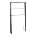 Dulap pentru masina de spalat Bothy, Pakoworld, 70x21x150 cm, PAL/metal, alb/negru
