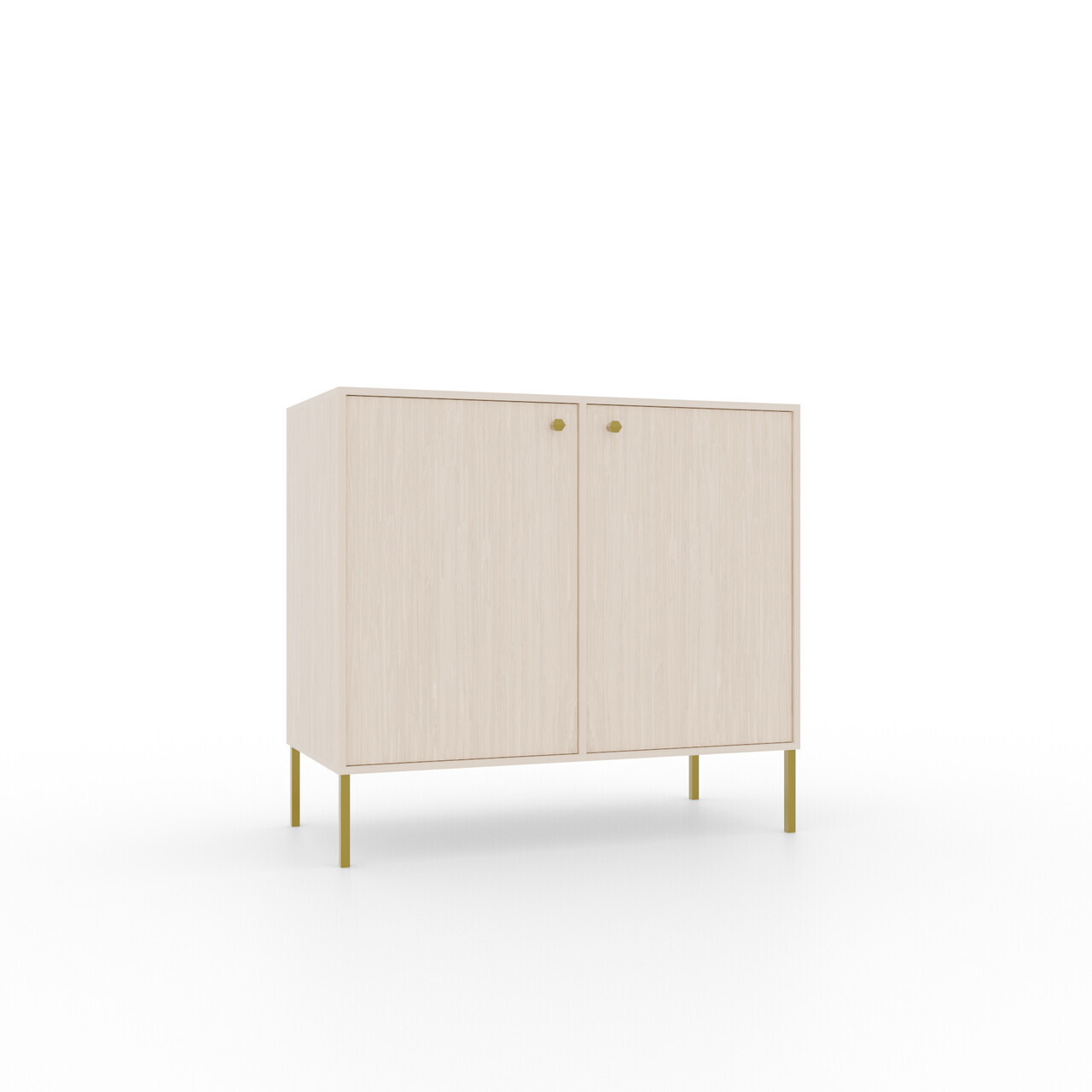 Comoda ADRK, Tili 2D, 83.6x40.8x73.9 cm, PAL laminat, bej — imaginea 2