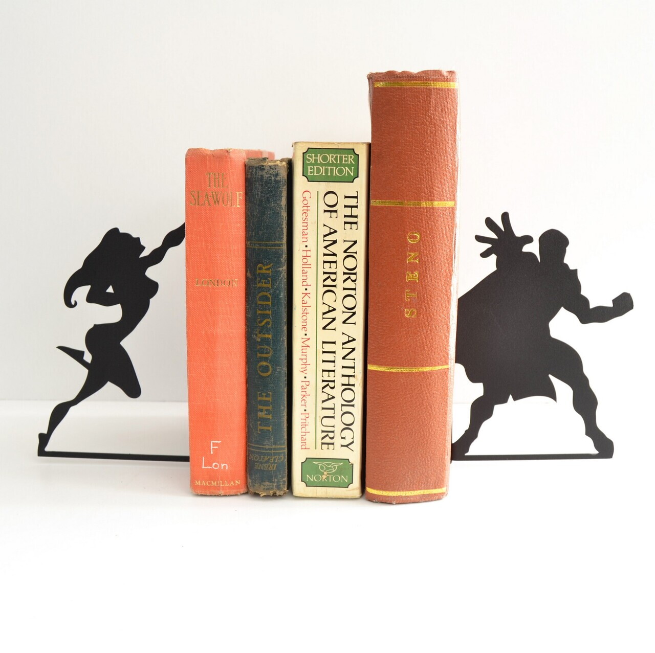 Opritor de carti, RT-MET-BOOKEND-009, Dimensiune: 22 x 8,2 x 19 cm (1 bucată), Negru