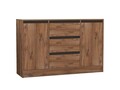 Consola, Puqa Design, Karal, 140x90x40 cm, PAL, Pin Atlantic / Antracit