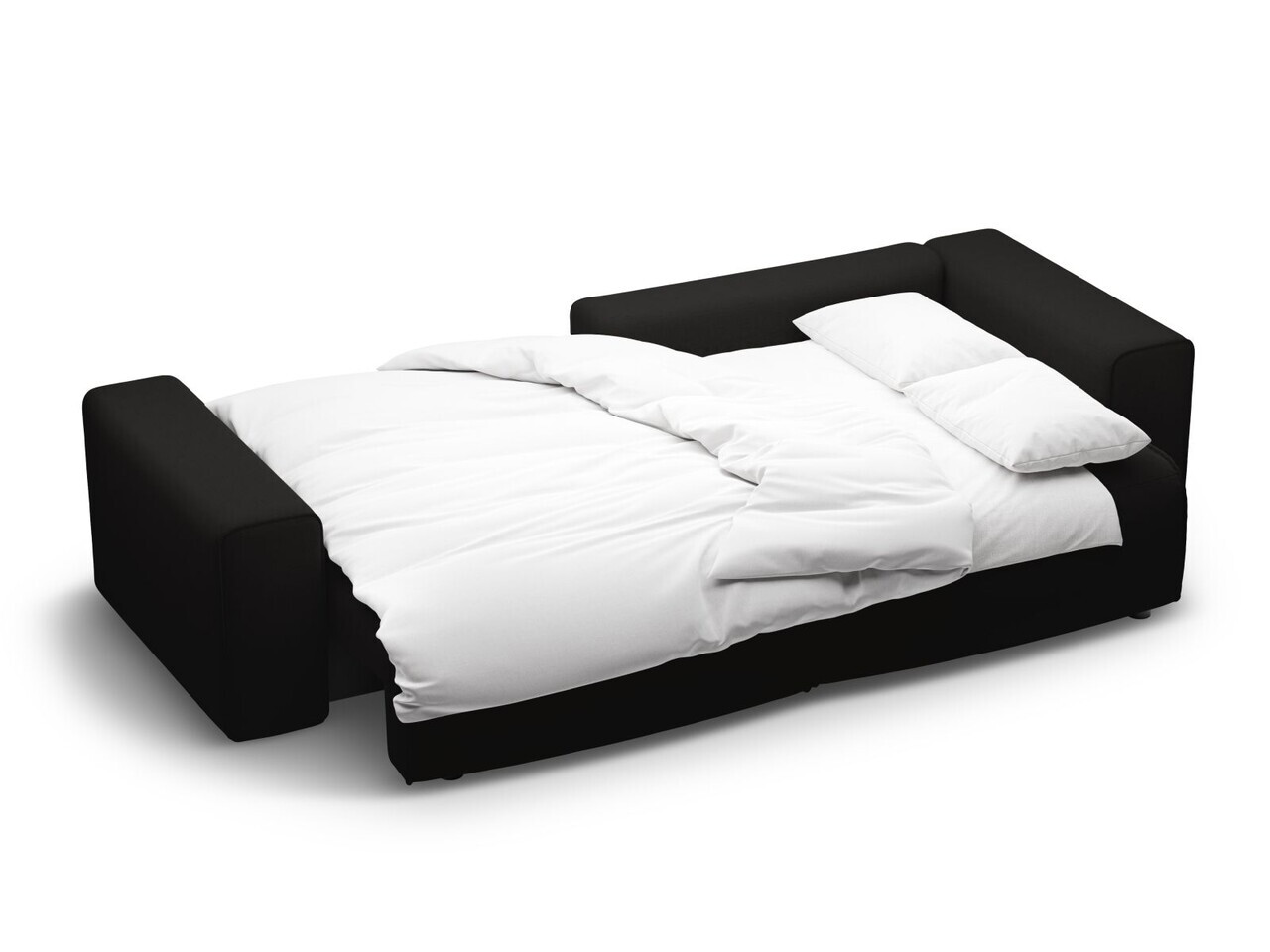 Coltar extensibil dreapta 3 locuri, Victor, Micadoni Home, 246x148x83 cm, tesatura structurata, negru — imaginea 5