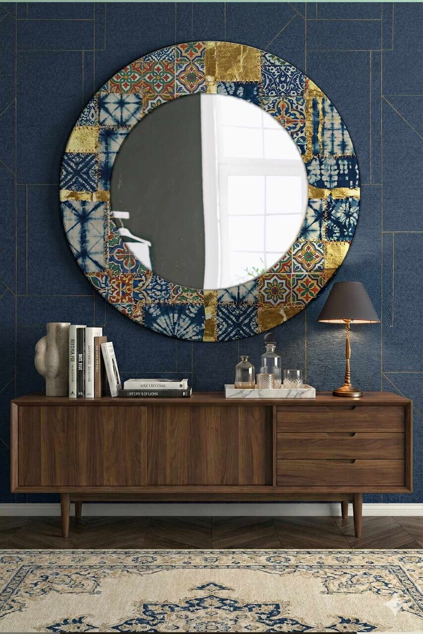 Oglinda decorativa Artmdfmrr11 Sticla Cadru: 100% MDF Multicolor