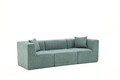 Canapea 3 locuri, Atelier del Sofa, 613LFS1113, Verde