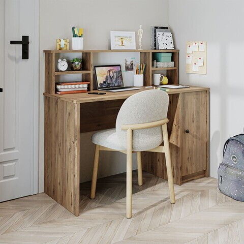 Birou, Hanah Home, 2639, 120x105.8x55 cm, PAL MELAMINAT, Maro