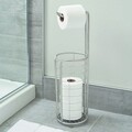 Suport pentru hartie igienica Metalo, iDesign, 18.5x17x60 cm, inox