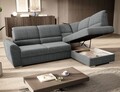 Coltar extensibil dreapta 3 locuri ELTAP, RT-05VER, Siber, 270x186x93 cm, lemn/poliester, gri
