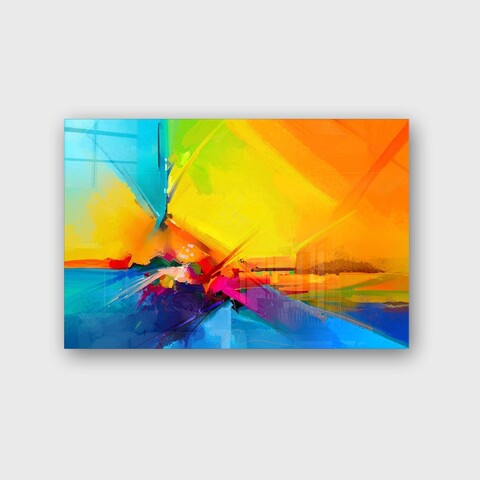 Tablou decorativ, CAM1044630916, Sticla temperata, Dimensiune: 40 x 60 cm, Multicolor