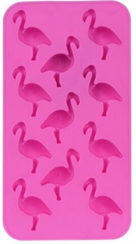 Forme pentru gheata Flamingo, 19.5×10.5×1.5 cm, silicon, mov