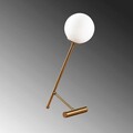 Lampa de masa, Tatum, 584TTM1714, Metal, Vintage / Alb