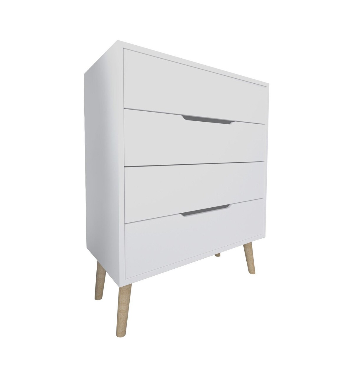 Dulap, Hanah Home, Flora, 78x95x45 cm, PAL, Alb - view 5