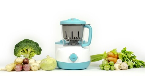 Robot de bucatarie cu aburi Vaporo, U-Grow, bleu