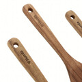 Set 3 ustensile de bucatarie Mooka, Homla, 22 cm, lemn, natur
