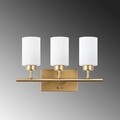 Aplica de perete, Yensuk - 13125, Fulgor, 46 x 26 x 28 cm, 3 x E27, 40W, auriu