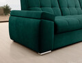 Coltar extensibil dreapta 3 locuri ELTAP, RT-35NU, Sado, 272x192x95 cm, lemn/poliester, verde inchis