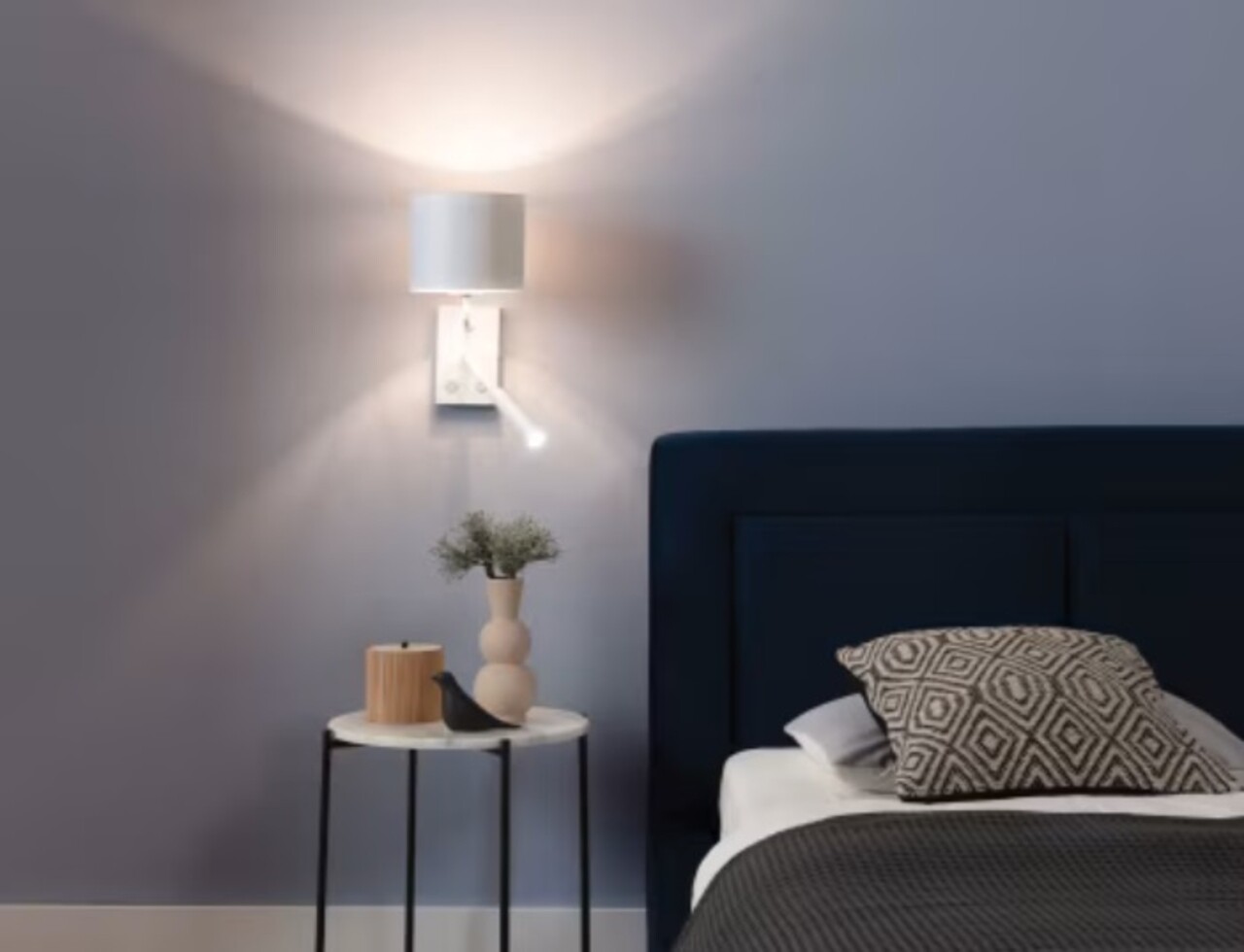 Aplica de perete ELTAP, LA-VES-SC2-W, Vespillo, 26x18x38 cm, 1xE27, 1xG9, 15W/8W, otel/PVC, alb