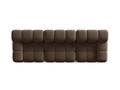 Canapea modulara 3 locuri, Bellis-51, Micadoni Home, 282x94x70 cm, catifea, maro inchis