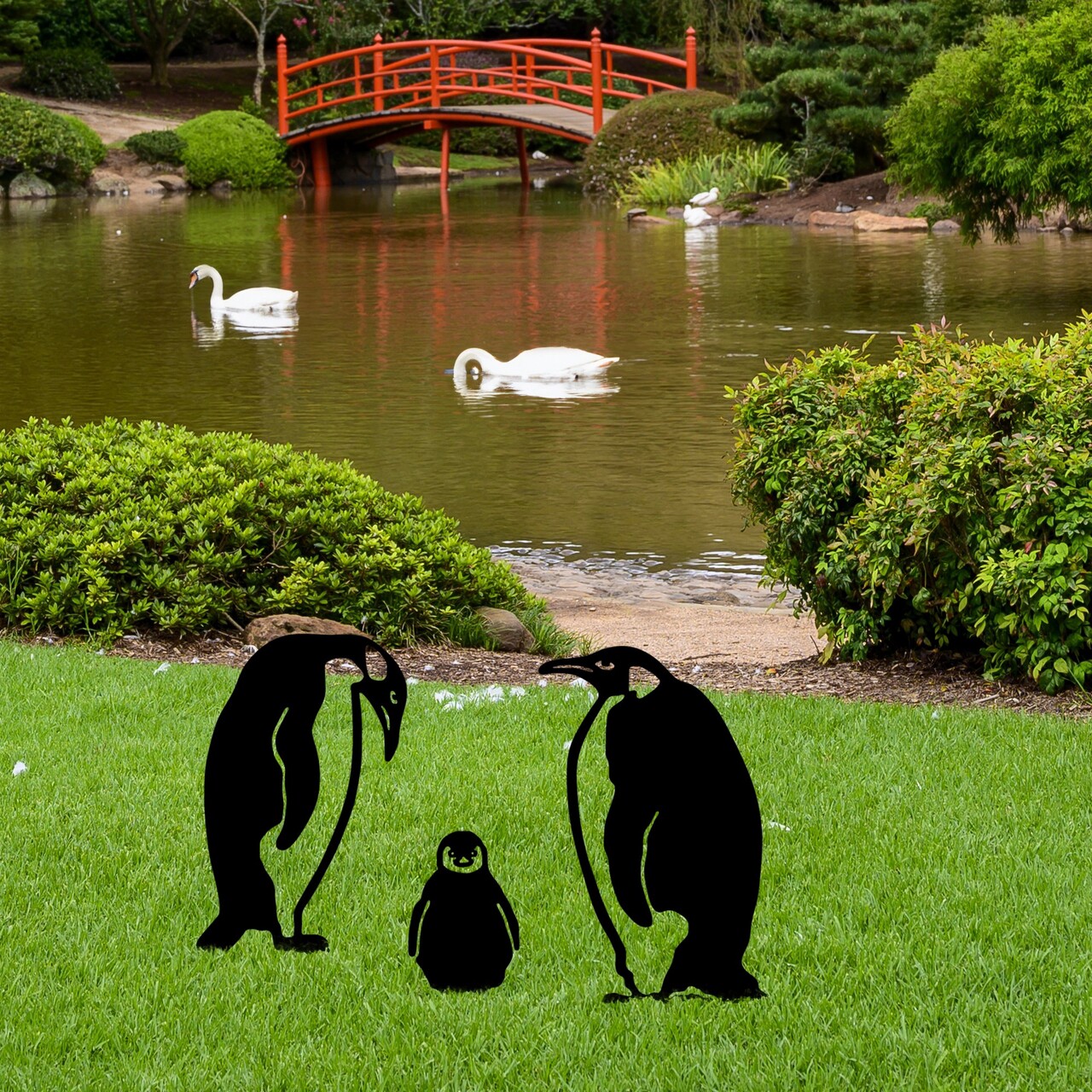 Obiect decorativ de grădină, Fam 03, Negru - imagine 2