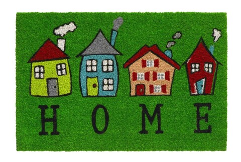 Covoras de intrare miria home, decorino, 40x60 cm, fibra de nuca de cocos, verde