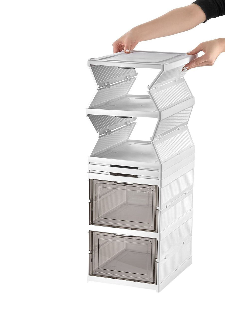 Pantofar, Hanah Home, Lavine 105, 25.5x105x34.5 cm, PLASTIC, Alb — imaginea 7