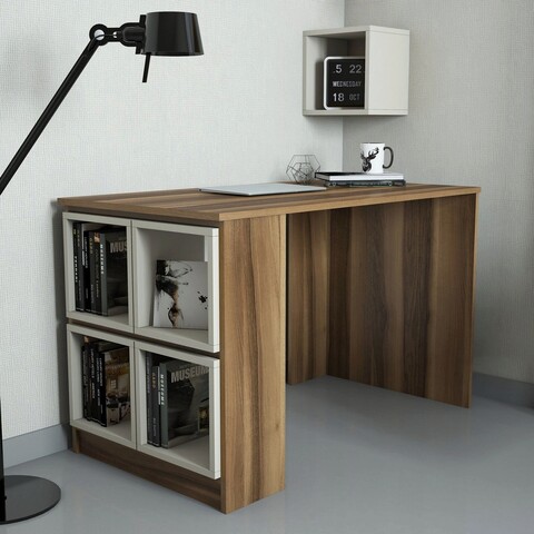 Birou, hommy craft, box, 120x75x65 cm, nuca / crema