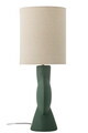 Lampa de masa, Bloomingville, Sergio, 1 x E27, 21x55 cm, ceramica/in, verde