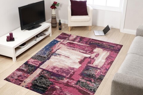 Covor eko rezistent, sm 01 - lilac xw, 100% acril, 160 x 230 cm